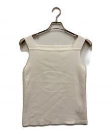 FOXEY（フォクシー）の古着「Sleeveless Knit Top Voyage」｜ホワイト