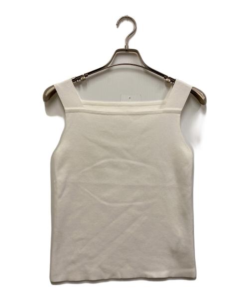FOXEY（フォクシー）FOXEY (フォクシー) Sleeveless Knit Top Voyage ホワイト サイズ:40の古着・服飾アイテム
