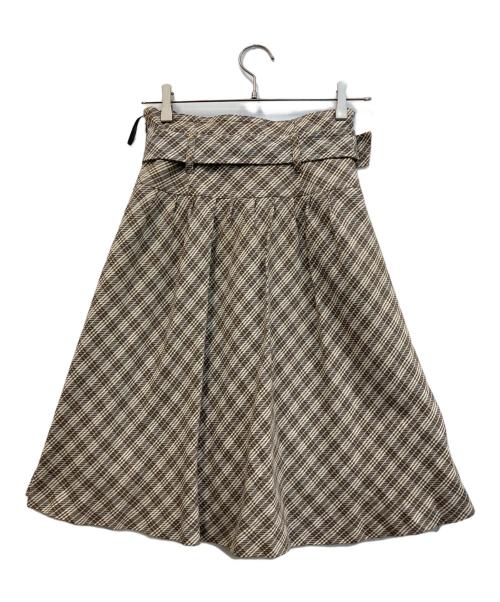 BURBERRY BLUE LABEL（バーバリー ブルー レーベル）BURBERRY BLUE LABEL (バーバリー ブルー レーベル) スカート ブラウン サイズ:38の古着・服飾アイテム