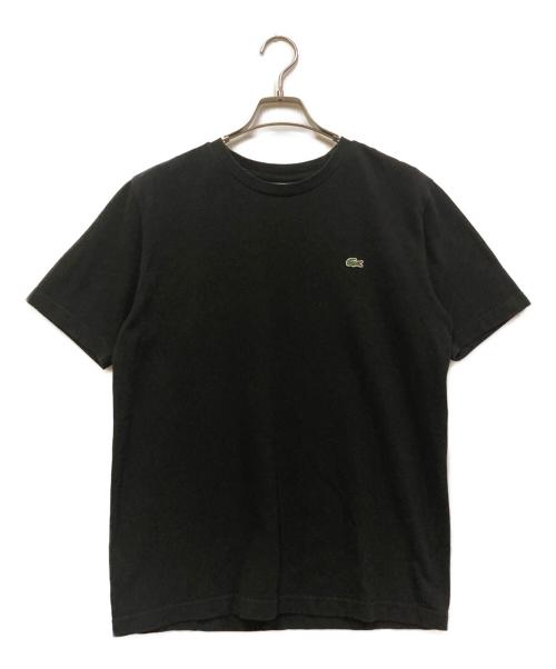 LACOSTE（ラコステ）LACOSTE (ラコステ) 鹿の子Tシャツ ブラック サイズ:Sの古着・服飾アイテム