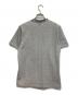 LACOSTE (ラコステ) ジャカードリブニットカラー鹿の子地Tシャツ グレー サイズ:S：5000円