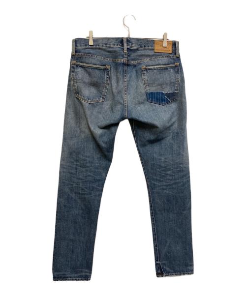 POLO RALPH LAUREN（ポロ・ラルフローレン）POLO RALPH LAUREN (ポロ・ラルフローレン) ダメージ加工デニムパンツ インディゴ サイズ:33の古着・服飾アイテム