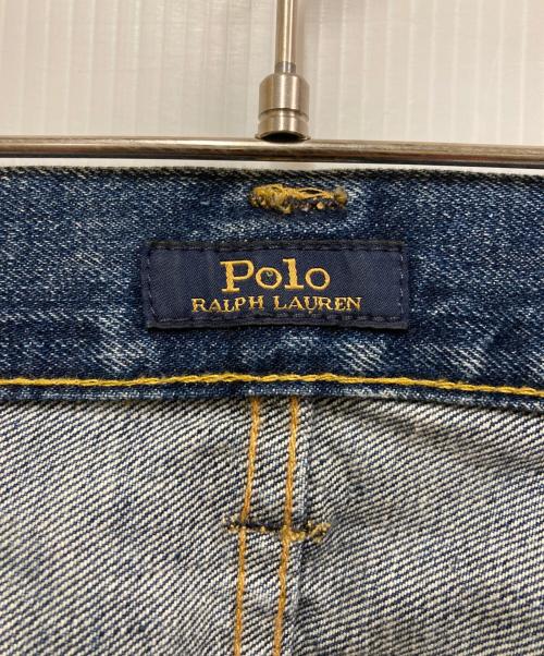 POLO RALPH LAUREN（ポロ・ラルフローレン）POLO RALPH LAUREN (ポロ・ラルフローレン) ダメージ加工デニムパンツ インディゴ サイズ:33の古着・服飾アイテム
