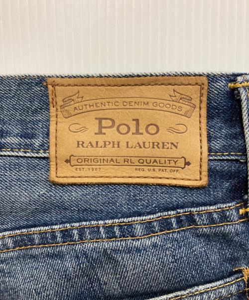 POLO RALPH LAUREN（ポロ・ラルフローレン）POLO RALPH LAUREN (ポロ・ラルフローレン) ダメージ加工デニムパンツ インディゴ サイズ:33の古着・服飾アイテム