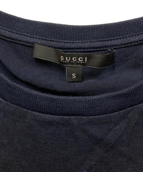 GUCCI（グッチ）GUCCI (グッチ) スカルモチーフタンクトップ ネイビー サイズ:Sの古着・服飾アイテム