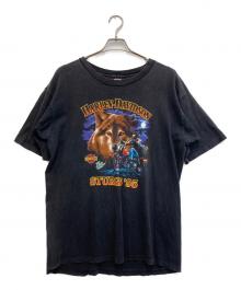 HARLEY-DAVIDSON（ハーレーダビッドソン）の古着「【ウルフ】90sプリントTシャツ」｜ブラック