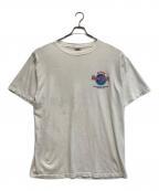 Hard Rock cafeハードロックカフェ）の古着「00s【カルロス・サンタナ】アートプリントTシャツ」｜ホワイト