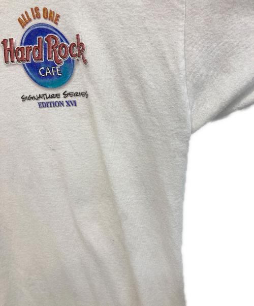 Hard Rock cafe（ハードロックカフェ）Hard Rock cafe (ハードロックカフェ) 00s【カルロス・サンタナ】アートプリントTシャツ ホワイト サイズ:XLの古着・服飾アイテム
