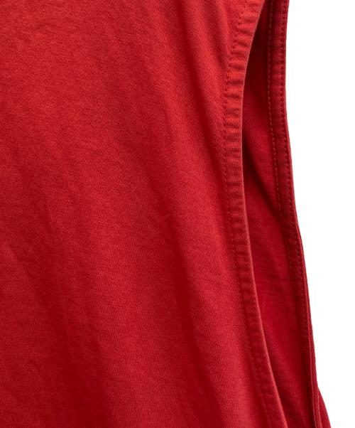 DIESEL（ディーゼル）DIESEL (ディーゼル) D-ROLLETTE ノースリーブワンピース レッド サイズ:Sの古着・服飾アイテム