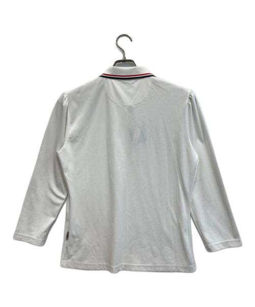 BURBERRY GOLF（バーバリーゴルフ）BURBERRY GOLF (バーバリーゴルフ) ポロシャツ ホワイト サイズ:Lの古着・服飾アイテム