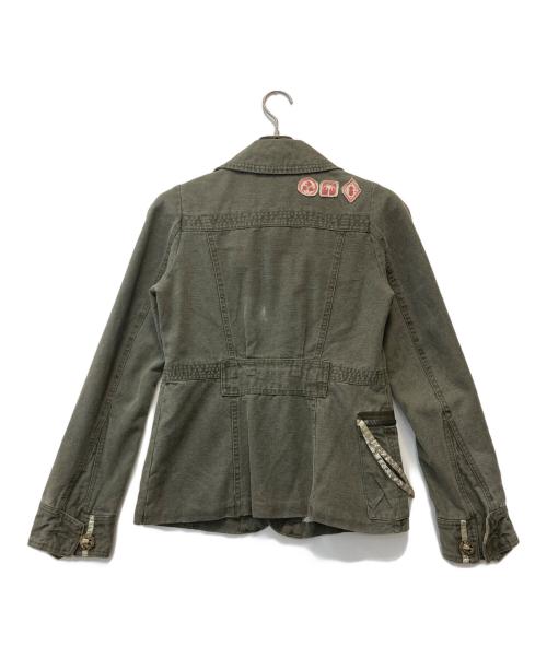 DIESEL（ディーゼル）DIESEL (ディーゼル) デニムジャケット グリーン サイズ:Mの古着・服飾アイテム