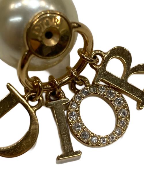 Christian Dior（クリスチャン ディオール）Christian Dior (クリスチャン ディオール) トライバルピアス ゴールド×ホワイトの古着・服飾アイテム
