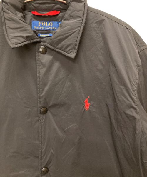 POLO RALPH LAUREN（ポロ・ラルフローレン）POLO RALPH LAUREN (ポロ・ラルフローレン) チークインシュレイテッドコーチジャケット ブラック サイズ:ＸＳの古着・服飾アイテム