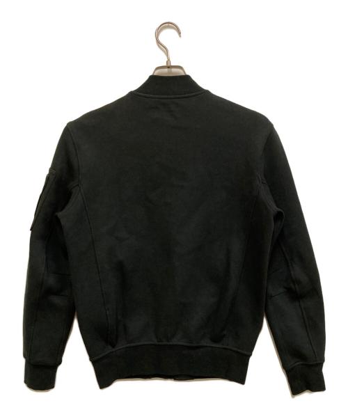 POLO RALPH LAUREN（ポロ・ラルフローレン）POLO RALPH LAUREN (ポロ・ラルフローレン) ダブルニットボンバージャケット/MA-1ジャケット ブラック サイズ:XSの古着・服飾アイテム