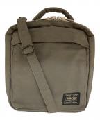 PORTERポーター）の古着「TANKER SHOULDER BAG」｜グレー