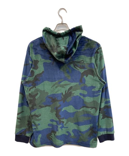 POLO RALPH LAUREN（ポロ・ラルフローレン）POLO RALPH LAUREN (ポロ・ラルフローレン) ベロアパーカー グリーン サイズ:Lの古着・服飾アイテム