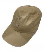 POLO RALPH LAURENポロ・ラルフローレン）の古着「CLS SPRT CAP/ロゴキャップ」｜ベージュ