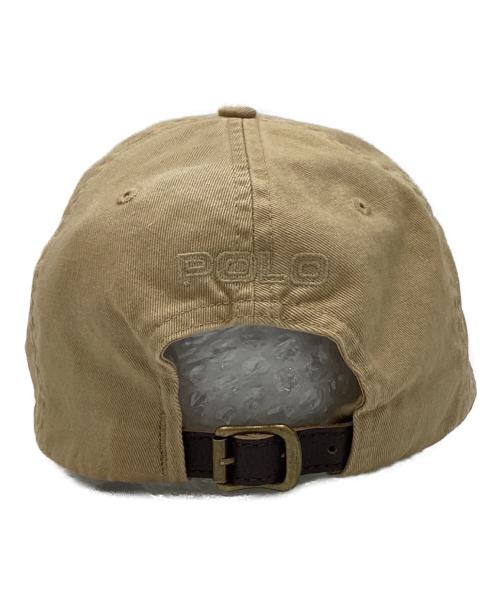 POLO RALPH LAUREN（ポロ・ラルフローレン）POLO RALPH LAUREN (ポロ・ラルフローレン) CLS SPRT CAP/ロゴキャップ ベージュの古着・服飾アイテム