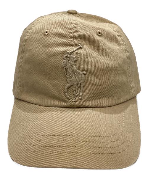 POLO RALPH LAUREN（ポロ・ラルフローレン）POLO RALPH LAUREN (ポロ・ラルフローレン) CLS SPRT CAP/ロゴキャップ ベージュの古着・服飾アイテム