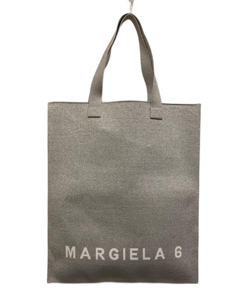 MM6 Maison Margiela（エムエムシックスメゾンマルジェラ）MM6 Maison Margiela (エムエムシックスメゾンマルジェラ) ジャパニーズ ミラノトートバッグ シルバーの古着・服飾アイテム