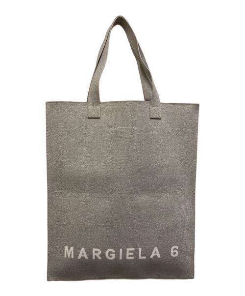 MM6 Maison Margiela（エムエムシックスメゾンマルジェラ）MM6 Maison Margiela (エムエムシックスメゾンマルジェラ) ジャパニーズ ミラノトートバッグ シルバーの古着・服飾アイテム