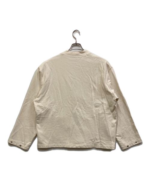 UNIVERSAL PRODUCTS.（ユニバーサルプロダクツ）UNIVERSAL PRODUCTS. (ユニバーサルプロダクツ) Phatee Hemp Sweat Cardigan　（ファティー ヘンプ スウエット カーディガン）　 アイボリー サイズ:3の古着・服飾アイテム