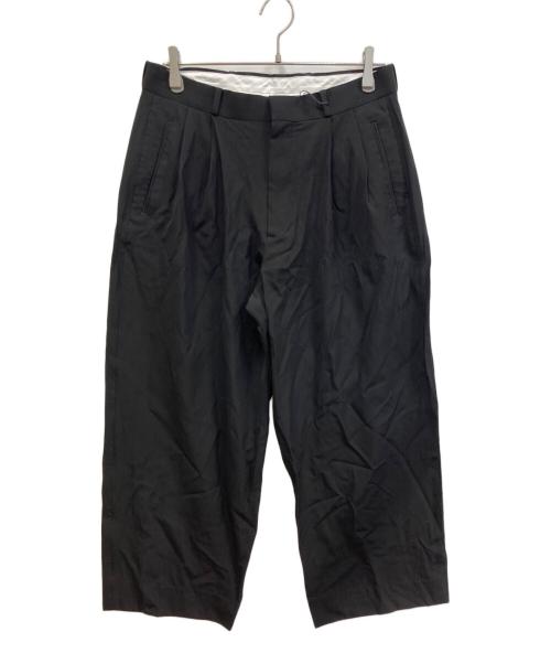 A.PRESSE（アプレッセ）A.PRESSE (アプレッセ) 25SS Wool Rayon Wide Trousers ブラック サイズ:2の古着・服飾アイテム