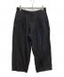 A.PRESSE（アプレッセ）の古着「25SS Wool Rayon Wide Trousers」｜ブラック