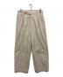 A.PRESSE（アプレッセ）の古着「25SS High Density Weather Cloth Trousers」｜アイボリー