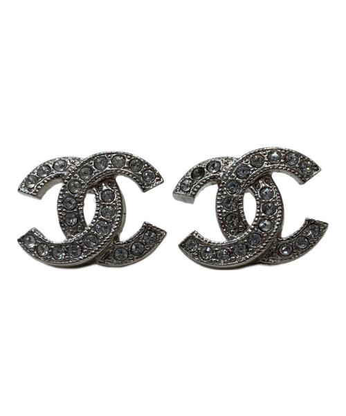 CHANEL（シャネル）CHANEL (シャネル) ココマークストーンピアス シルバーの古着・服飾アイテム