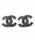 CHANEL（シャネル）の古着「ココマークストーンピアス」｜シルバー