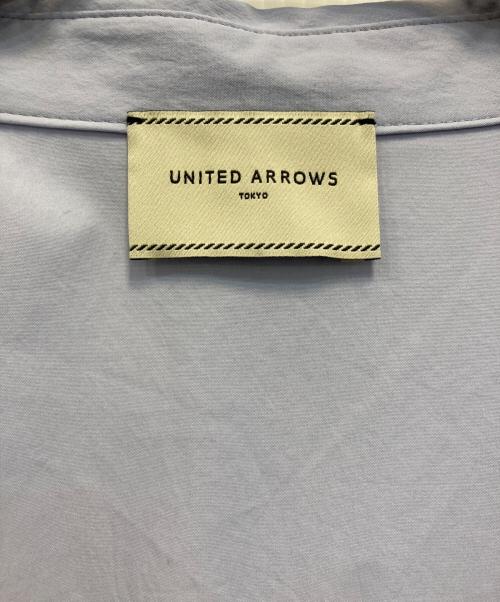 UNITED ARROWS（ユナイテッドアローズ）UNITED ARROWS (ユナイテッドアローズ) 24SSシャーリングブラウス ブルー サイズ:Mの古着・服飾アイテム