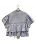 UNITED ARROWS (ユナイテッドアローズ) 24SSシャーリングブラウス ブルー サイズ:M：6000円