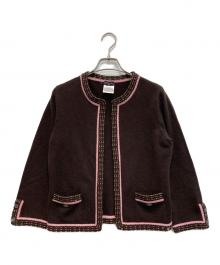 CHANEL（シャネル）の古着「カシミヤカーディガン」｜ブラウン