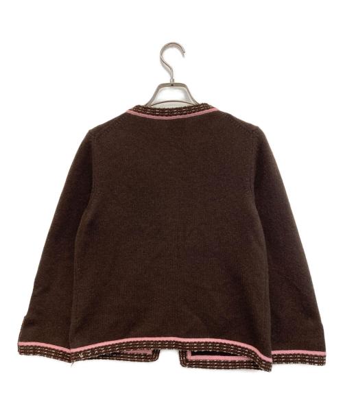 CHANEL（シャネル）CHANEL (シャネル) カシミヤカーディガン ブラウン サイズ:38の古着・服飾アイテム