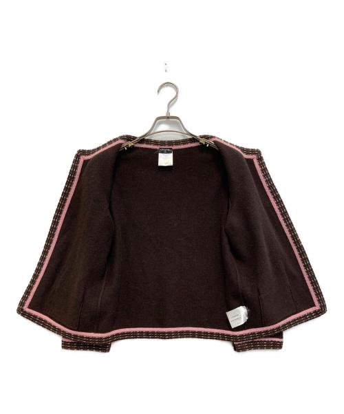 CHANEL（シャネル）CHANEL (シャネル) カシミヤカーディガン ブラウン サイズ:38の古着・服飾アイテム