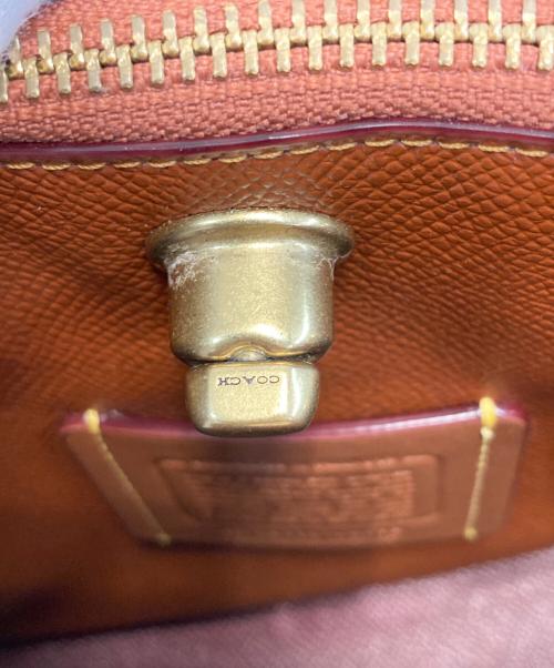 COACH（コーチ）COACH (コーチ) ウィロウ トート バッグ 24・シグネチャー キャンバス２wayバック ブラウンの古着・服飾アイテム