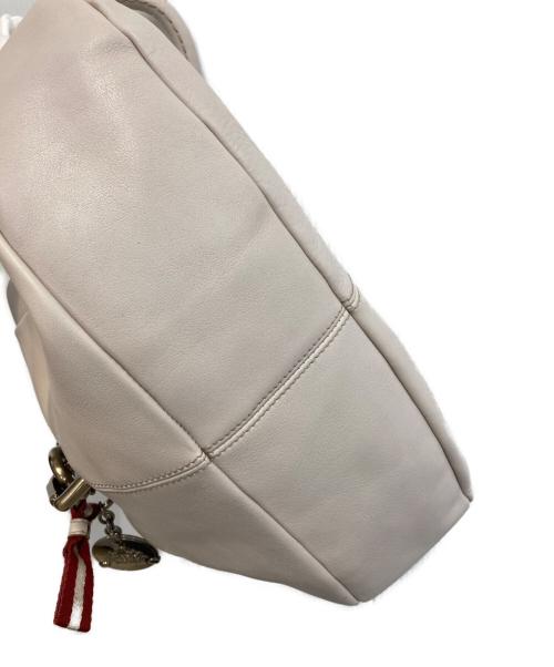 BALLY（バリー）BALLY (バリー) トレインスポッティングハンドバッグ アイボリーの古着・服飾アイテム
