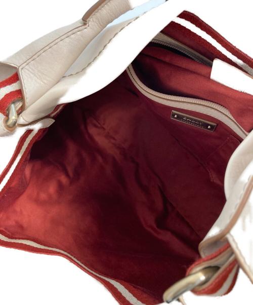 BALLY（バリー）BALLY (バリー) トレインスポッティングハンドバッグ アイボリーの古着・服飾アイテム