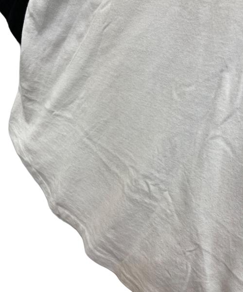 stussy（ステューシー）stussy (ステューシー) 00s ラグランカットソー ホワイト×ブラック サイズ:Mの古着・服飾アイテム