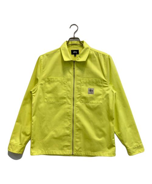 stussy（ステューシー）stussy (ステューシー) スイングトップ イエロー サイズ:Sの古着・服飾アイテム