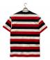 LACOSTE (ラコステ) ボーダーTシャツ ホワイト×ネイビー サイズ:L：6000円