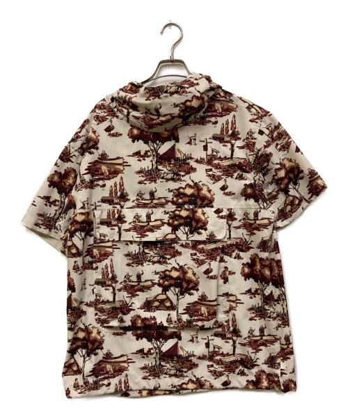 Snow peak（スノーピーク）Snow peak (スノーピーク) プリントスイミングパーカー アイボリー サイズ:Lの古着・服飾アイテム