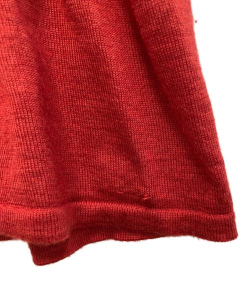 CHANEL（シャネル）CHANEL (シャネル) カシミヤシルク S/S ボウタイニット レッド サイズ:34の古着・服飾アイテム