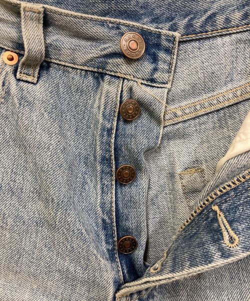 GUCCI（グッチ）GUCCI (グッチ) Eco Washed Organic Denim Shorts/ダメージ加工デニムショーツ インディゴ サイズ:W25の古着・服飾アイテム