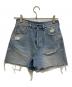 GUCCI（グッチ）の古着「Eco Washed Organic Denim Shorts/ダメージ加工デニムショーツ」｜インディゴ