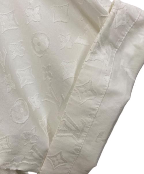 LOUIS VUITTON（ルイ ヴィトン）LOUIS VUITTON (ルイ ヴィトン) モノグラムプルオーバーブラウス ホワイト サイズ:34の古着・服飾アイテム