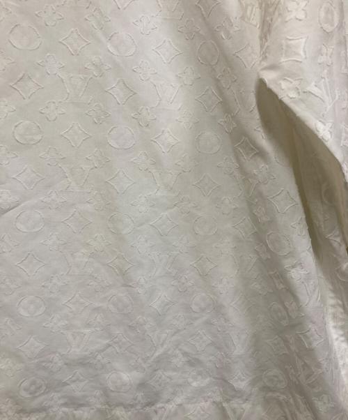 LOUIS VUITTON（ルイ ヴィトン）LOUIS VUITTON (ルイ ヴィトン) モノグラムプルオーバーブラウス ホワイト サイズ:34の古着・服飾アイテム