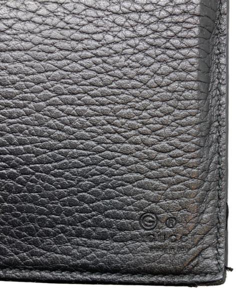GUCCI（グッチ）GUCCI (グッチ) ラウンド長財布 ブラックの古着・服飾アイテム