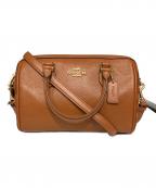 COACHコーチ）の古着「ローアン サッチェル 2WAYバッグ」｜ブラウン